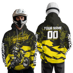 Custom Motocross Hoodie for Adult Dirt Bike Racing Hoodie Riding Shirt