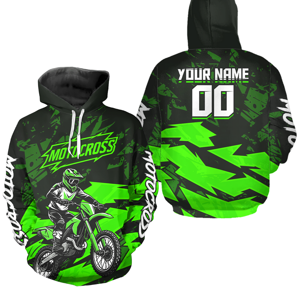 Custom Motocross Hoodie for Adult Dirt Bike Racing Hoodie Riding Shirt