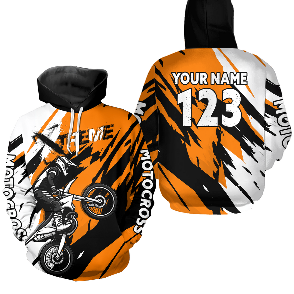 Custom Motocross Hoodie for Adult Dirt Bike Racing Hoodie Riding Shirt