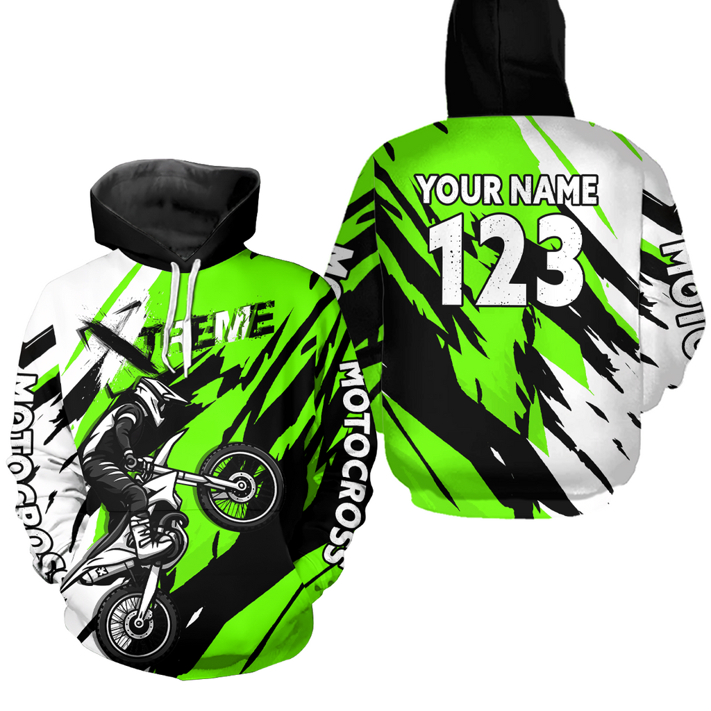 Custom Motocross Hoodie for Adult Dirt Bike Racing Hoodie Riding Shirt