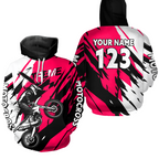 Custom Motocross Hoodie for Adult Dirt Bike Racing Hoodie Riding Shirt