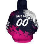 Pink Motocross Hoodie Custom Adult Dirt Bike Racing Hoodie Shirt