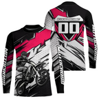 Pink Motocross Jersey Dirt Bike Jersey Motorcycle Riding Shirt