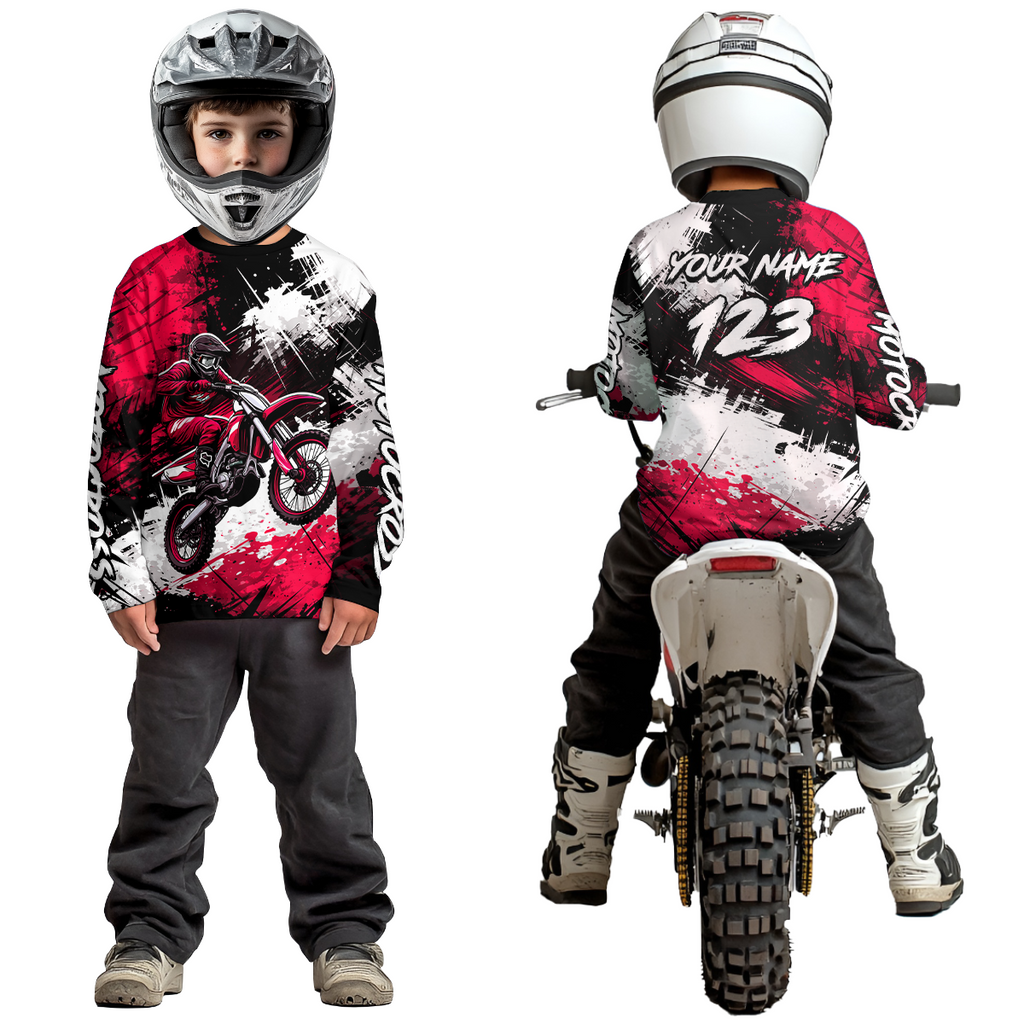 Custom Pink Motocross Jersey Adult Dirt Bike Shirts Riding Shirt