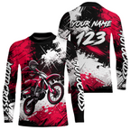 Custom Pink Motocross Jersey Adult Dirt Bike Shirts Riding Shirt