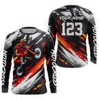 Custom Motocross Jersey Dirt Bike Shirts Motorcycle Riding Shirt