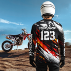 Custom Motocross Jersey Dirt Bike Shirts Motorcycle Riding Shirt