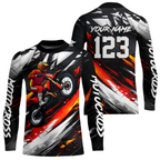 Custom Motocross Jersey Dirt Bike Shirts Motorcycle Riding Shirt