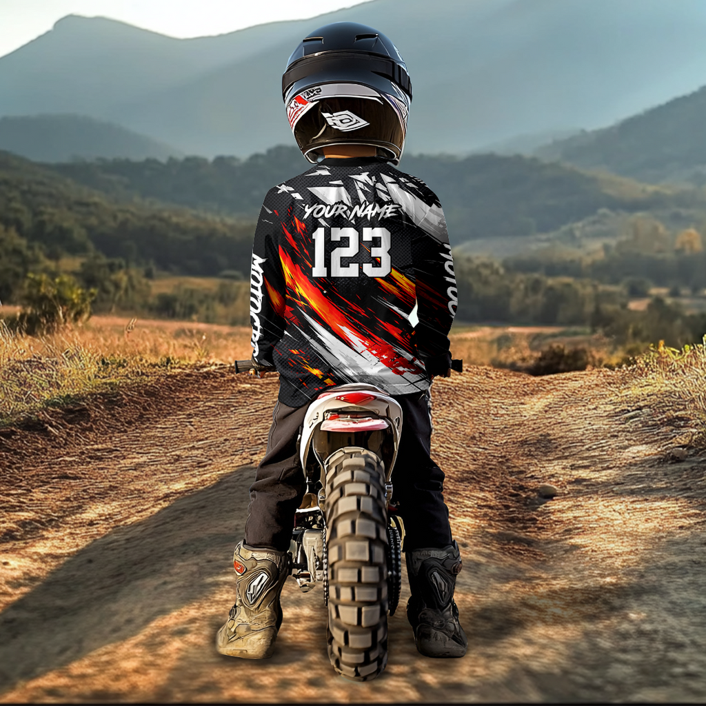 Custom Motocross Jersey Dirt Bike Shirts Motorcycle Riding Shirt
