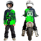 Green Motocross Jersey Custom Dirt Bike Shirts Motorcycle Shirt