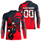 Red Motocross Jersey Custom Dirt Bike Shirts Motorcycle Shirt