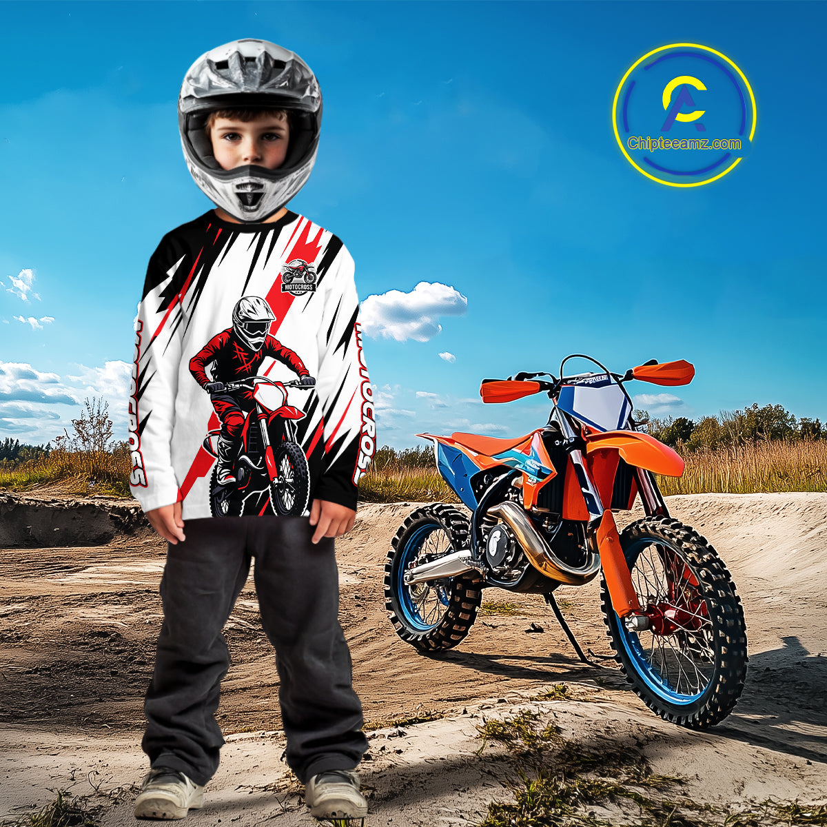 Custom Motocross Racing Jersey Dirt Bike Motorcycle Riding Shirt