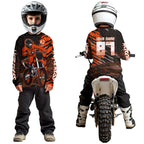 Orange Motocross Racing Jersey Custom Dirt Bike Shirts Motorcycle Shirt