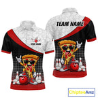 Funny Pizza Bowling Shirts, Custom Bowling Team Jersey Bowling Tournament Bowler