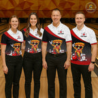 Funny Pizza Bowling Shirts, Custom Bowling Team Jersey Bowling Tournament Bowler