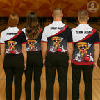 Funny Pizza Bowling Shirts, Custom Bowling Team Jersey Bowling Tournament Bowler