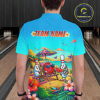 Custom Summer Bowling Jersey Unisex Bowling Shirts for Team Polo & 1/4 Zip