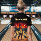 Custom Funny Rooster Bowling Shirt Bowling Team Shirts Bowling League