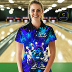 Funny Ball Bowling Custom Bowling Jersey Bowling Team Shirts Polo & 1/4 Zip