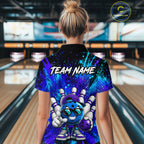 Funny Ball Bowling Custom Bowling Jersey Bowling Team Shirts Polo & 1/4 Zip
