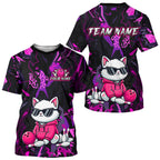 Custom Funny Cat Bowling Jersey Bowling Uniform Bowling Team Shirts