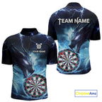 Custom Thunder Dragon Darts Shirt Darts Team Jerseys Dartboard Shirt Dart League
