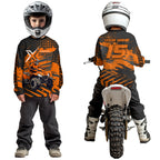 Custom Orange Off-Road Quad Bike Shirt Extreme ATV Motocross Shirts +