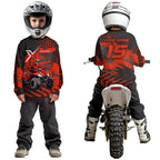 Custom Red Off-Road Quad Bike Shirt Extreme ATV Motocross Shirts +