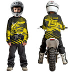 Custom Yellow Off-Road Quad Bike Shirt Extreme ATV Motocross Shirts +