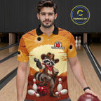 Custom Cowboy Raccoon Bowling Shirts Bowling Team Jerseys Bowling for Bowlers