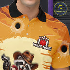Custom Cowboy Raccoon Bowling Shirts Bowling Team Jerseys Bowling for Bowlers