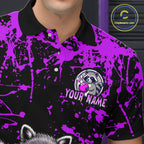 Funny Raccoon Bowling Shirt, Personalized Raccoon Bowling Team Jersey, Bowling League