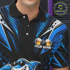 Custom Funny Beer Shark Bowling Shirts, Bowling Team Jersey Bowling Tournament