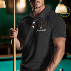 Custom Black Cobra Snake 8 Ball Billiard Shirt Billiard Team Jersey Billiard League