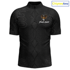 Custom Black Cobra Snake 8 Ball Billiard Shirt Billiard Team Jersey Billiard League