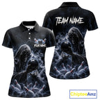 Custom Smoke Grim Reaper Bowling Team Jersey Bowling Shirts Bowling Bowler League
