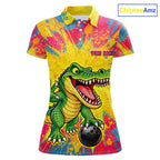 Custom Graffiti Alligator Bowling Jersey Bowling Shirts for Team Bowling League