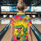 Custom Graffiti Alligator Bowling Jersey Bowling Shirts for Team Bowling League