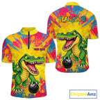 Custom Graffiti Alligator Bowling Jersey Bowling Shirts for Team Bowling League