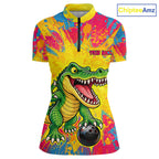 Custom Graffiti Alligator Bowling Jersey Bowling Shirts for Team Bowling League