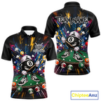 Custom Funny 8 Ball Pool Shirts Billiard Shirt Billiard Team Jersey Billiard League