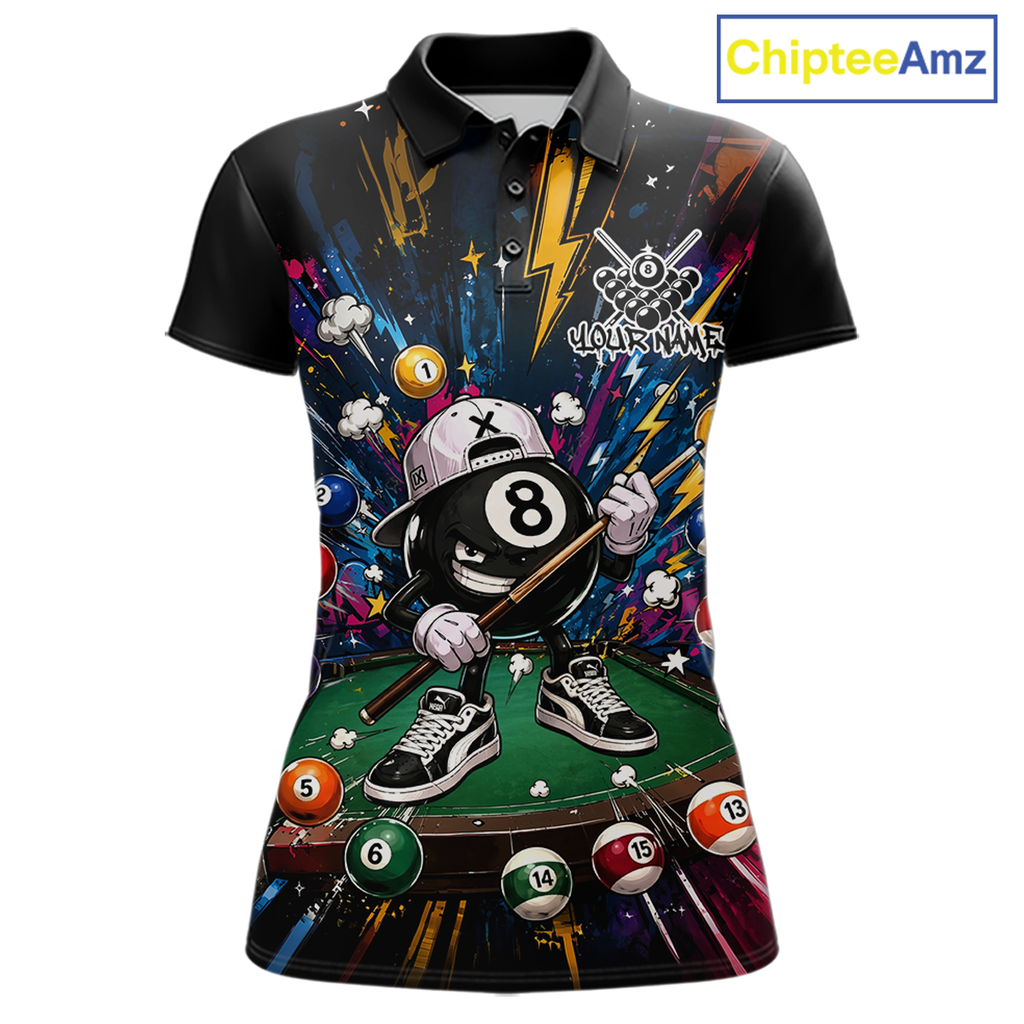 Custom Funny 8 Ball Pool Shirts Billiard Shirt Billiard Team Jersey Billiard League