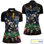 Custom Funny 8 Ball Pool Shirts Billiard Shirt Billiard Team Jersey Billiard League