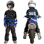 Custom Blue UTV Off-Road Shirts UTV Motocross Racing Shirt +