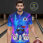 Funny Bowling Pins Ball Custom Bowling Team Shirts for Bowler Bowling Jerseys