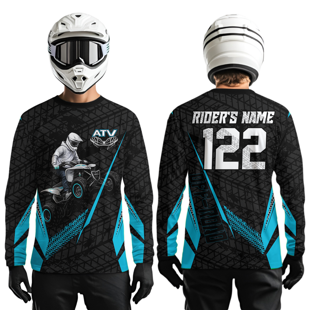 Personalized ATV Motocross Jersey For Adult & + Custom Quad Bike Shirt Off-Road ATV MX Racing