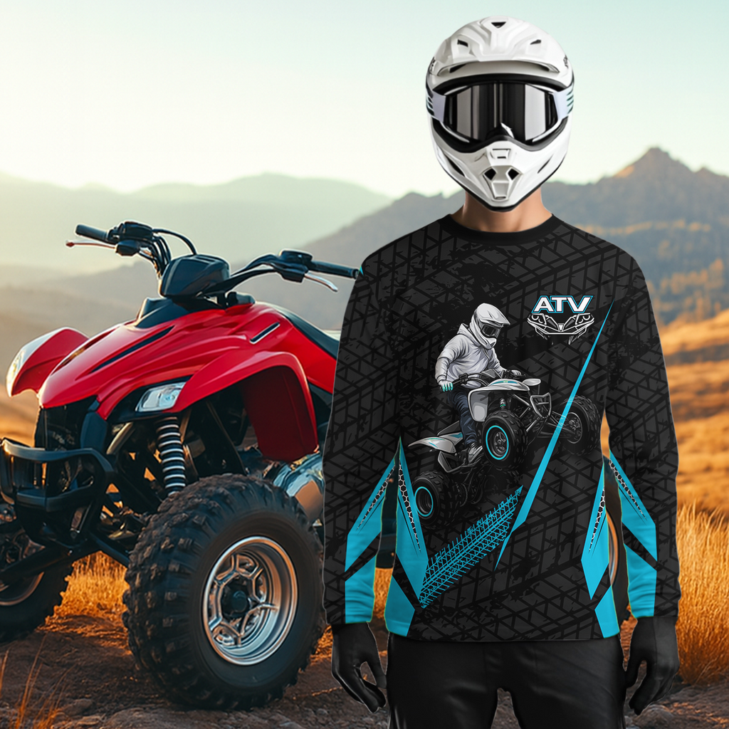 Personalized ATV Motocross Jersey For Adult & + Custom Quad Bike Shirt Off-Road ATV MX Racing