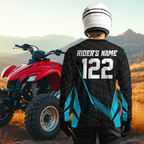 Personalized ATV Motocross Jersey For Adult & + Custom Quad Bike Shirt Off-Road ATV MX Racing
