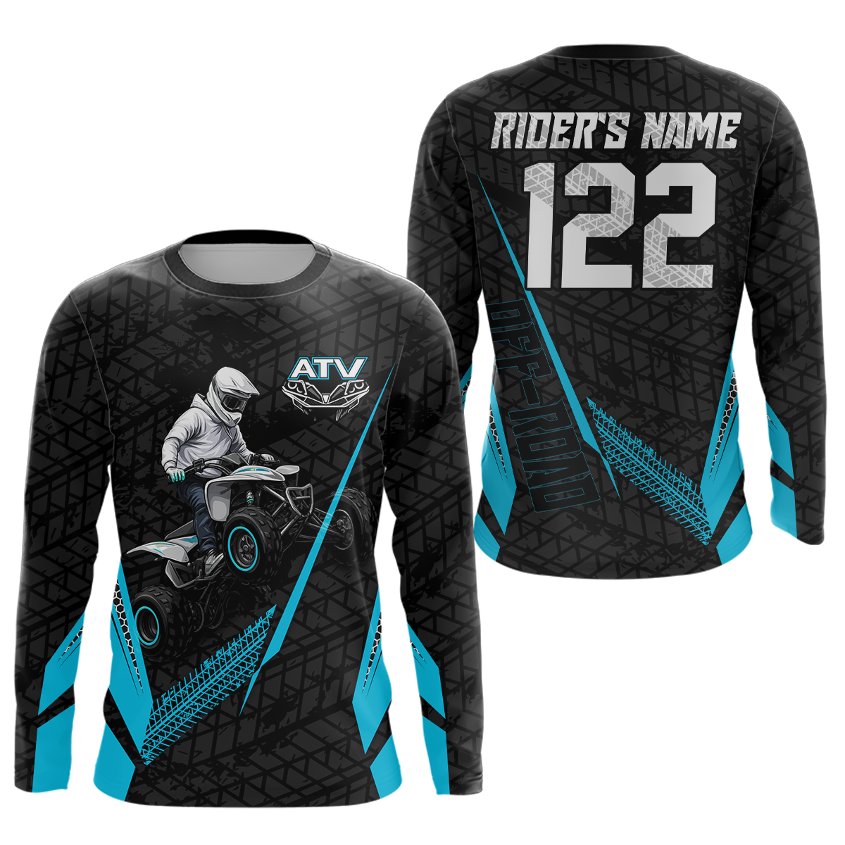 Personalized ATV Motocross Jersey For Adult & + Custom Quad Bike Shirt Off-Road ATV MX Racing