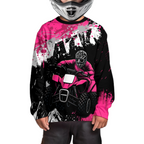 Pink ATV Motocross Jersey Personalized + Adult& Quad Bike Shirt Atv Mx Off-Road Dirt Bike
